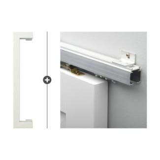 Product afbeelding voor Skantrae Hang&Sluitwerkpakket 555SSL Alfa 2x Deurgreep Tupelo 30 Wit