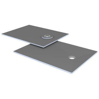 Product afbeelding voor Wedi Fundo Ligno Plus Douche-Element 23mm 90x90cm Afvoer Decentraal