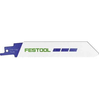 Product afbeelding voor Festool Reciprozaagblad HSR 150/1,6 BI/5 METAL STEEL/STAINLESS STEEL