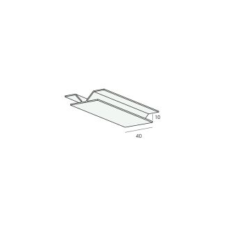 Product afbeelding voor Florence Knikhoekprofiel 10mm 270cm Essenza