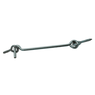 Product afbeelding voor Gebuvolco Windhaak Met Schroefoog 6.00x250mm RVS A2