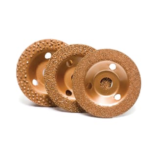 Product afbeelding voor Carbide Schuurschijf 125x22,2mm G14 Plat