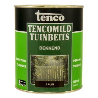 Product afbeelding voor Tencomild Tuinbeits Dekkend 1L Bruin