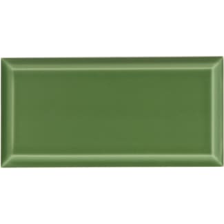 Product afbeelding voor Wandtegel Biselado Facet 880 Verde 10x20cm 10mm Modulair Glanzend