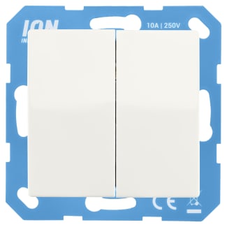 Product afbeelding voor ION Industries V1/J1 Wissel-/Wisselschakelaar Inbouw Alpinewit