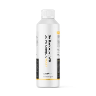 Product afbeelding voor Stone Age Basic Coat 2K PU 0,5ltr Mat Waterbasis Ten Behoeve Van Basebeton