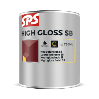 Product afbeelding voor SPS High Gloss SB Hoogglanslak Buiten 750ml Wit