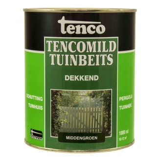 Product afbeelding voor Tencomild Tuinbeits Dekkend 1L Middengroen