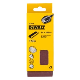 Product afbeelding voor DeWALT Schuurband DT3664QZ K150 3 Stuks 64x356mm