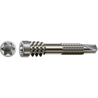 Product afbeelding voor Spax Vlonderschroef 5x44/18mm Cilinderkop TX-25 RVS A2 100st