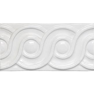 Product afbeelding voor Strip Modernista Relieve Clasico Blanco 7,5x15cm Glanzend