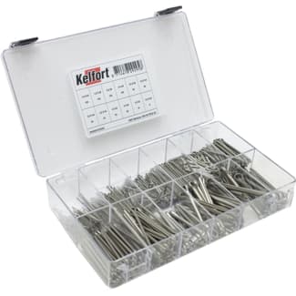 Product afbeelding voor Kelfort Assortimentsdoos Splitpen 11-vaks RVS