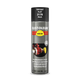 Product afbeelding voor Rust-Oleum Deklaag Hard Hat 2178 500ml Mat Zwart