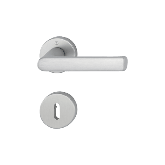 Product afbeelding voor HOPPE Deurkrukgarnituur Hamburg Met Rozet Rond Sleutelgat RVS-Look