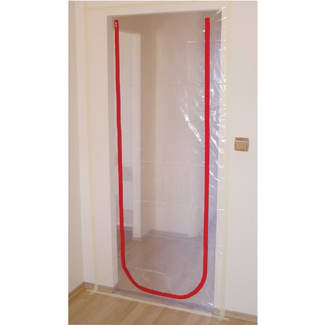 Product afbeelding voor Stofstop Afsluitfolie 250x110cm Met Rits