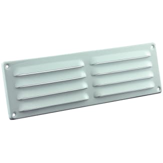 Product afbeelding voor Schoepenrooster 300x90mm Aluminium Wit