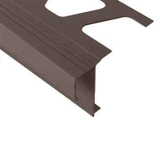 Product afbeelding voor Schlüter BARA-RAK Balkonrandprofiel 50mm 250cm Alu Met Kleurcoating Zwartbruin RAK50SB