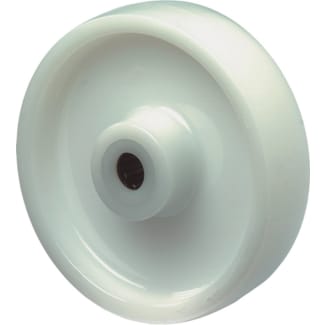 Product afbeelding voor Kelfort Wiel Met Glijlager 100mm Loopvlak Kunststof Wit Velg Wit