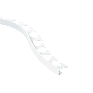 Product afbeelding voor Schlüter SCHIENE-AC Decoratief Profiel Radius 10mm 250cm Alu Met Kleurcoating Zuiver Wit R/A100BW