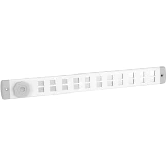 Product afbeelding voor Schuifrooster Bold Line 370x40mm Aluminium Wit