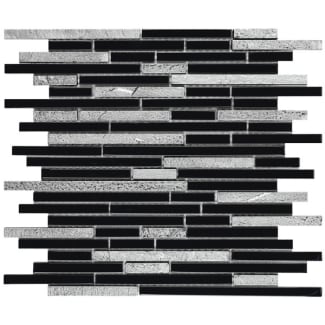 Product afbeelding voor Mozaiektegel Musa Rectangular Negro 30x30cm 8mm Glanzend Gerectificeerd