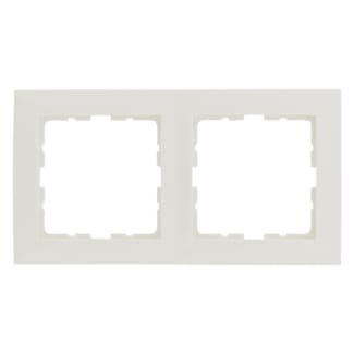 Product afbeelding voor Berker Afdekraam S1 Inbouw 2-voudig Polarwit 1st