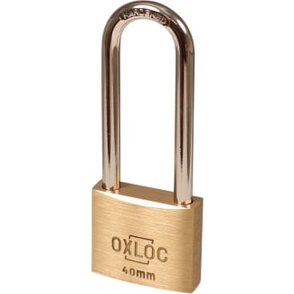 Product afbeelding voor Oxloc Hangslot Verschillend Sluitend 40mm Staal Met 2 Sleutels Met Hoge Beugel