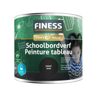 Product afbeelding voor Finess Schoolbordverf Acryl Binnen 500ml Zwart