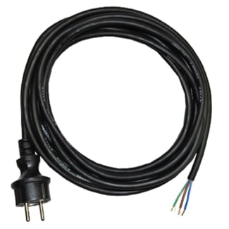 Product afbeelding voor Vetec Aansluitsnoer 3x1,5mm² Kabellengte 3m H07RN-F Met Stekker Zwart