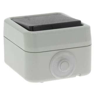 Product afbeelding voor PEHA Wisselschakelaar Opbouw Spatwaterdicht Wartel M20 Grijs