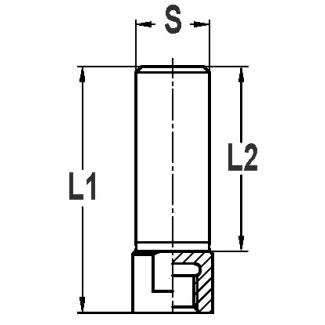 Product afbeelding voor Trasco Wisselschacht 12mm