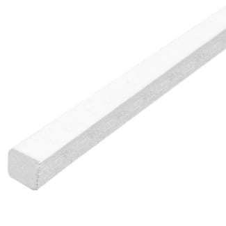 Product afbeelding voor Meranti Glaslat 17x17mm 275cm B-11 Wit Gegrond 60Mu