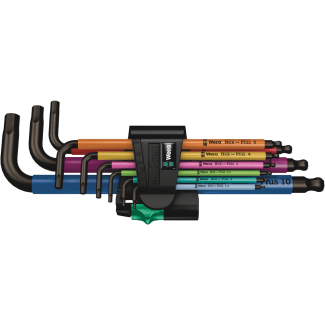 Product afbeelding voor Wera Stiftsleutelset 950/9 SB Blacklaser Multicolour 1 Inbus 9-Delig