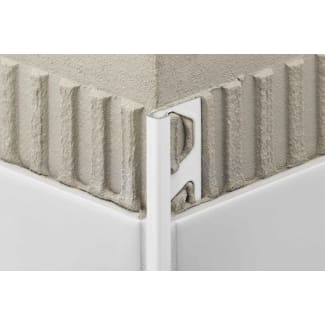 Product afbeelding voor Schlüter QUADEC-AC Decoratief Profiel Radius 11mm 300cm Alu Met Kleurcoating Zuiver Wit Mat R/Q110MBW/300