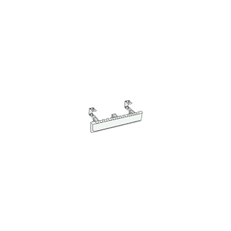 Product afbeelding voor Keralit Eindkap 140x28mm En RVS Connector Hazelnootbruin 10st
