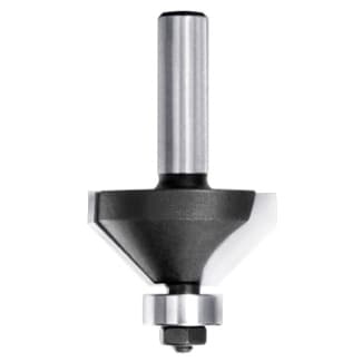 Product afbeelding voor Trasco Fasefrees Hardmetaal Met Kogellager 45mm 12.7mm Aansluiting 8mm