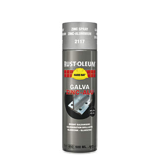 Product afbeelding voor Rust-Oleum Zinkspray Hard Hat Galva Zinc-Alu 2117 500ml