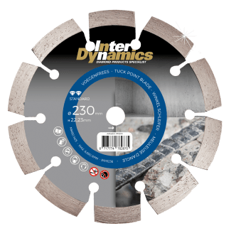 Product afbeelding voor InterDynamics Diamantvoegenfrees Standard 125x22.2mm 1st