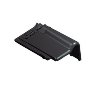 Product afbeelding voor Monier Postel Orage Gevelpan Rechts Antraciet Vol Donker Engobe