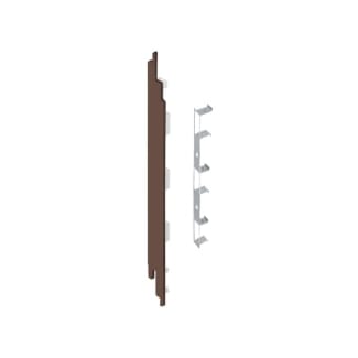 Product afbeelding voor Keralit Eindkap En Connector Links 2819 Bruin Eiken Met Houtstructuur 5st