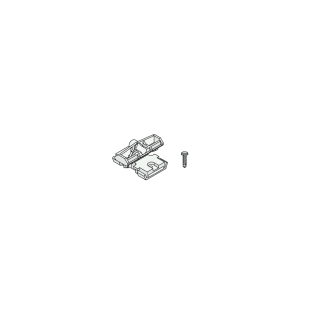 Product afbeelding voor Twinson Montageclip En Schroef Kunststof 85st