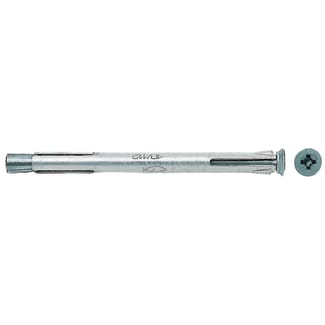 Product afbeelding voor Fischer Kozijnplug F 10 M 10x112mm Verzonken kop Elektrolytisch Verzinkt 100st 88674