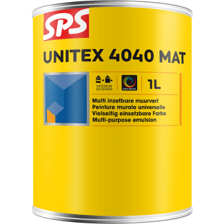 Product afbeelding voor SPS Unitex 4040 Mat Binnen/Buiten 1L Basis P