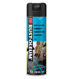 Product afbeelding voor Rust-Oleum Grondmarkering 2822 500ml Fluorescerend Blauw