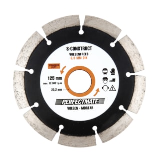 Product afbeelding voor Perfectmate Diamantvoegenfrees S-Construct 125x22.2mm 1st