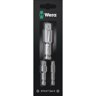 Product afbeelding voor Wera Verloopstuk 870/4/7 Set A SB 3-Delig