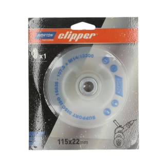 Product afbeelding voor Clipper Steunschijf M14x115mm Nylon