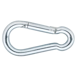 Product afbeelding voor DX Karabijnhaak 100x10mm Verzinkt