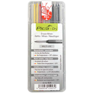 Product afbeelding voor Pica Dry Stiftenset Verwijderbaar Zwart/Rood/Geel 8st