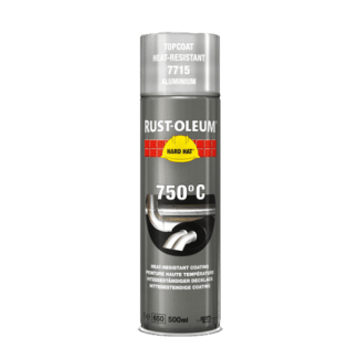 Product afbeelding voor Rust-Oleum Deklaag Hard Hat 7715 500ml Aluminium Hittebestendig